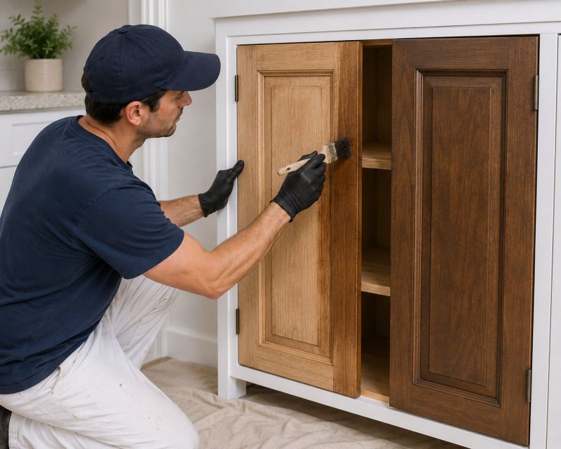 Kitchen Cupboard Refinishing in Bloomington, IN