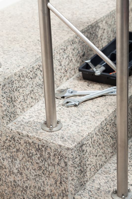 Stair Railing Staining