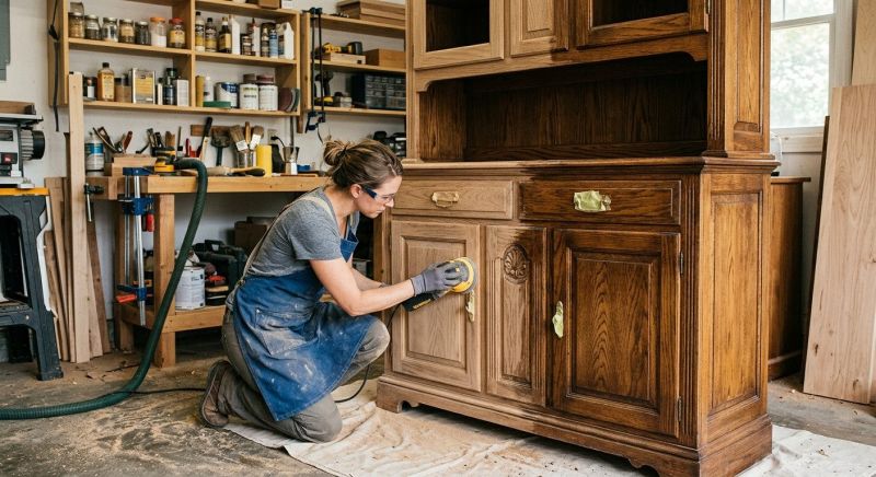 Kitchen Cupboard Refinishing in Bloomington, IN