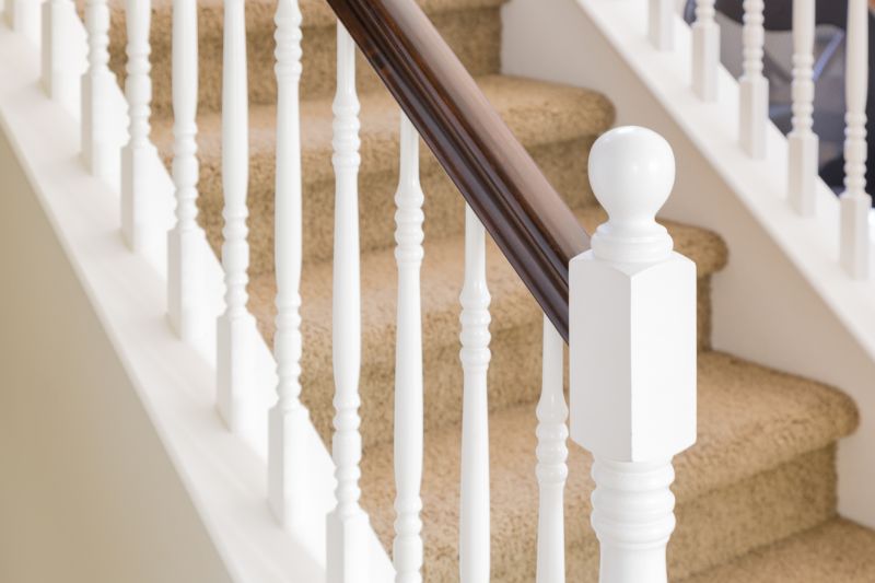 Stair Railing Staining