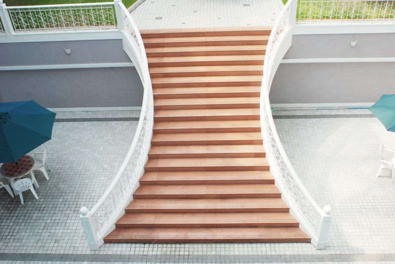 Exterior Railing Staining